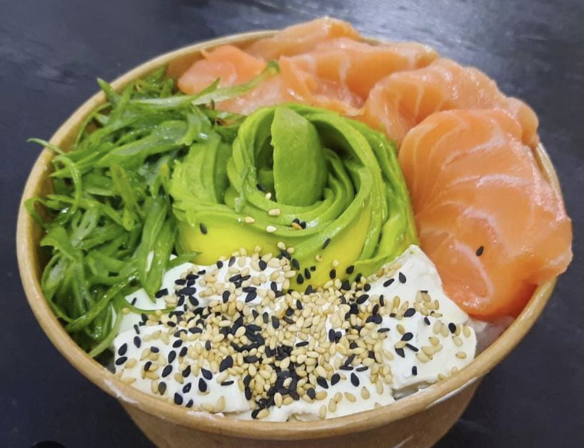 Gohan salmón
