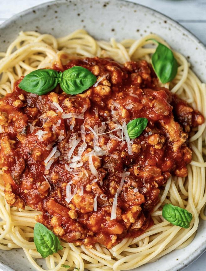 Pastas bolognesa
